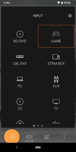 Pioneer Remote App Screen 2