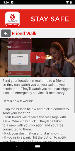 Fanshawe Stay Safe Screen 3