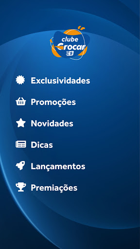 Android application Clube Grocar screenshort
