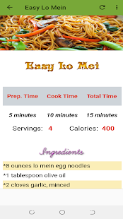 Noodles Chinese Recipes 10.0.0 APK screenshots 2