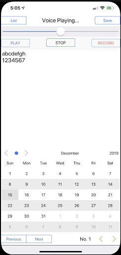 RecordVoiceRecord -Sound Diary Screen 2