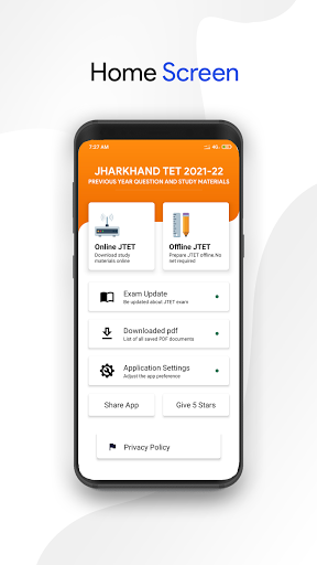 Android application JTET Preparation App screenshort