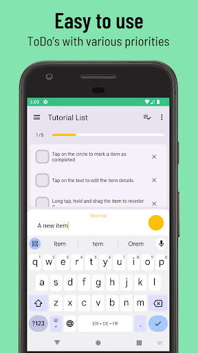 To-Do Items Screen 2