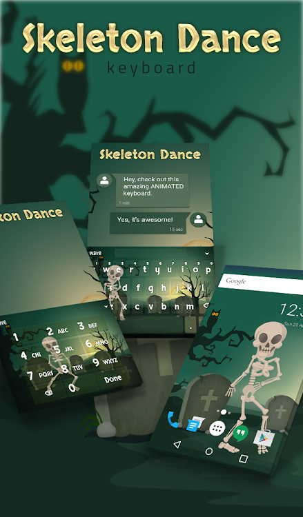 Skeleton Live Wallpaper Theme - 5.10.45 - (Android)