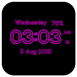 Image de l'icône Neon Digital Clock Live Wp