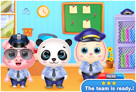 Kids police baby pig detective