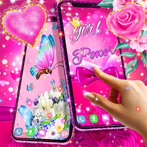 Girly live wallpapers logo