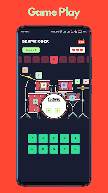 #3. Drums Rock (Android) By: Codedady Solutions