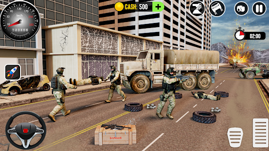 Trò chơi xe tải quân đội