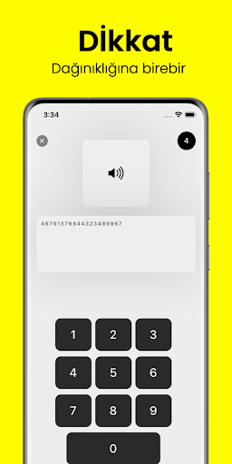 Android application MS: Zeka, Dikkat, Hafıza Oyunu screenshort