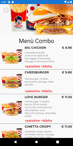 Ginetta Burger Screen 2