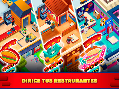 Captura de Pantalla 19 Idle Burger Empire Tycoon—Game android
