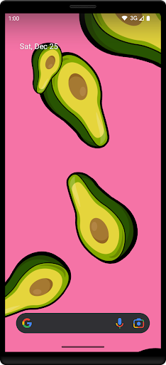 Avocados Live Wallpaper Screen 3