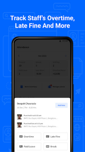 PagarBook:Attendance & Payroll Screen 2