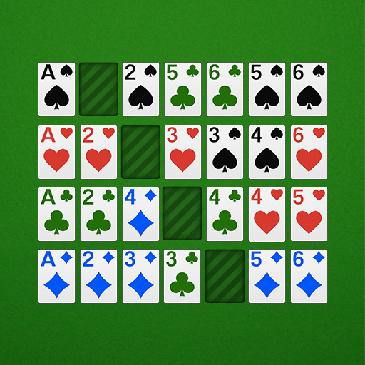 Addiction Solitaire (by MobilityWare) - free offline classic card game -  Android and iOS - gameplay. 