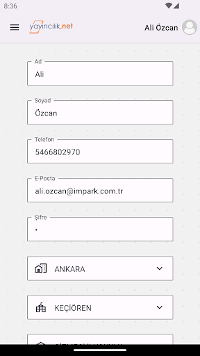 Yayıncılık.net Öğretmen Screen 3