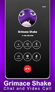 Evil Grimace Shake Video Call