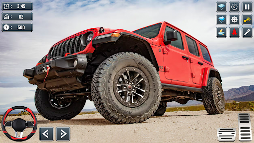 Indian Offroad Jeep Driving 22