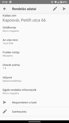 Euro 6x6 Taxi Kaposvár Screen 3