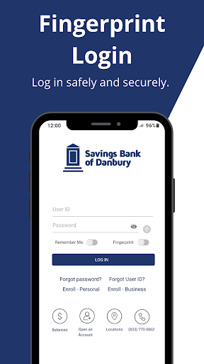 Savings Bank of Danbury Mobile Screen 3