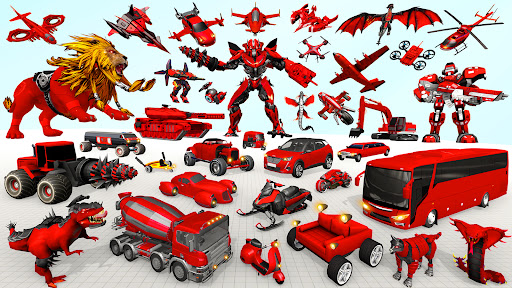 Lion Robot Car Game:Robot Game Screen 2