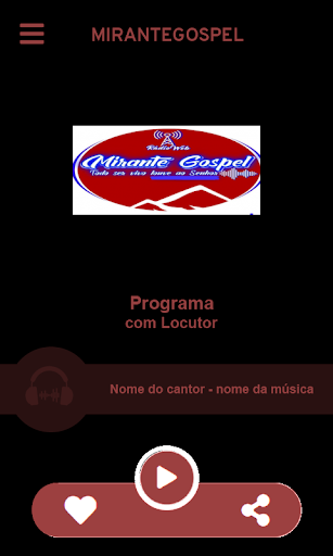 Android application Mirantegospel screenshort