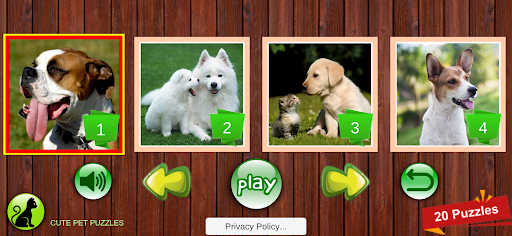 Cute Pet Puzzles