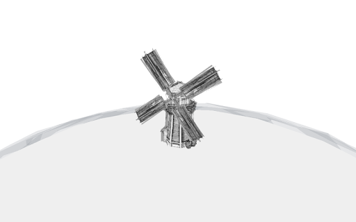 Windmill on the hill 3D