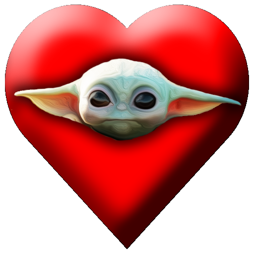 Virtual Baby Yoda logo