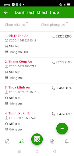 Quản lý nhà trọ - BG Screen 2