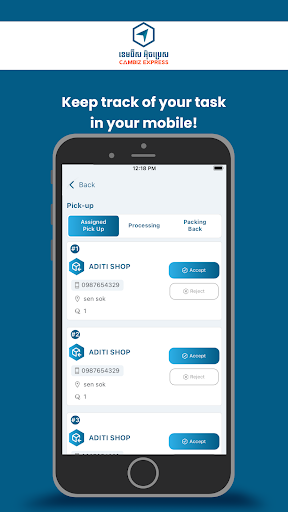 Cambiz Driver Screen 2