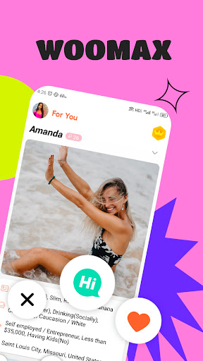 Android application WooMax & Curvy Singles Match screenshort