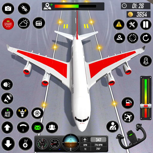 Airplane Pilot Simulator Game  Icon