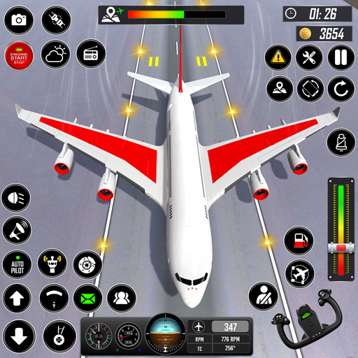 Airplane Pilot Simulator Game logo