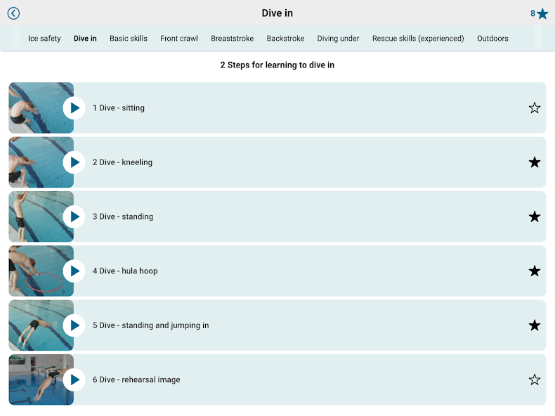 Water Competence UI shots 11