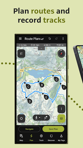 Screenshot of Outdooractive. Hike and Ride