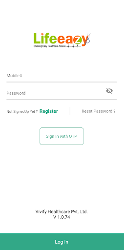 Lifeeazy Partner Screen 2
