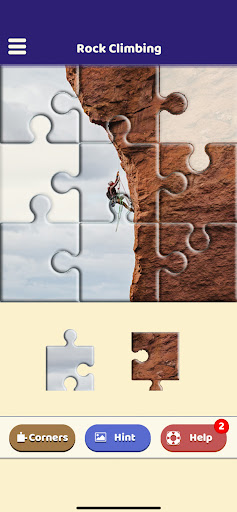 Android application Rock Climbing Puzzle screenshort