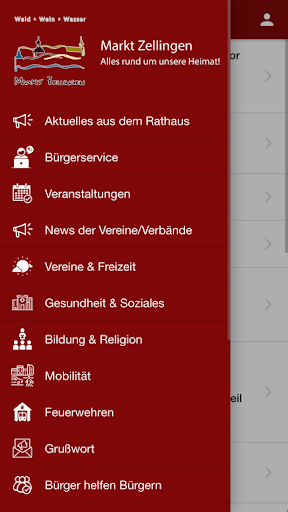 Android application Markt Zellingen screenshort