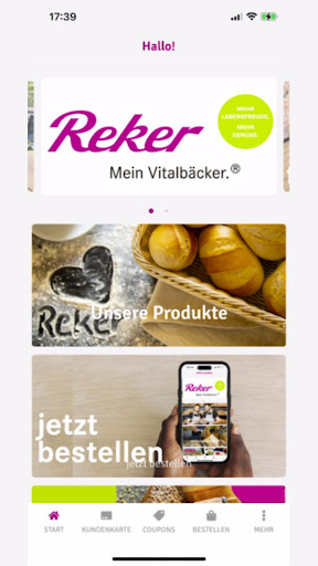 Android application Vitalbäcker screenshort