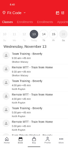 Fit Code Screenshot 2 - AppWisp.com