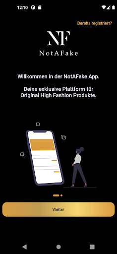 Android application NotAFake screenshort