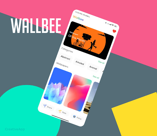 Android application Wallbee - Wallpapers screenshort