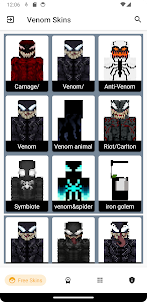 Venom Skins for Minecraft PE
