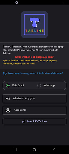 Android application Tabungan Online - TabLine screenshort