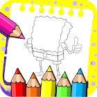 Coloring sponge and Cartoons 2.9