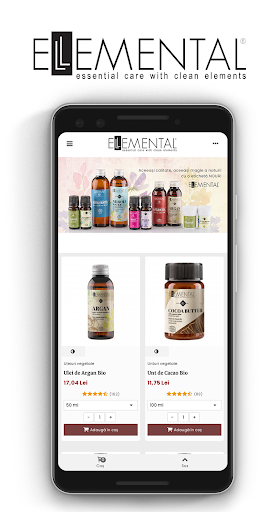 Android application Ellemental.ro screenshort