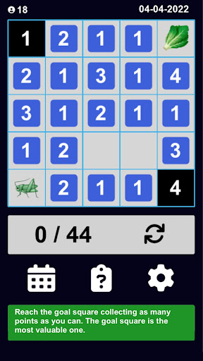 Android application Number Hopper screenshort