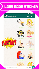 Imágen 3 Lady Gaga Stickers for Whatsap android