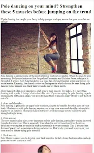 How to Pole Dancing Exercises